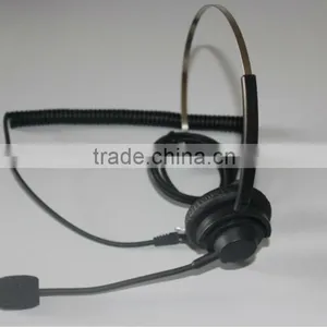 Professional Noise Cancelling Call Center Headset With Rj11 Plug thumbnail-1