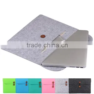 Wholesale Factory Price for Macbook Felt Bag Wool Felt Sleeve Handbag Carrying Bag thumbnail-1