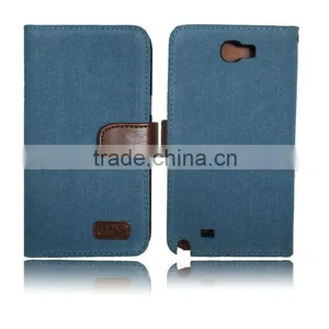 Cool Blue Jean Leather Case for Pantech SKY Vega IM-A820L With Credit Card Slot thumbnail-1