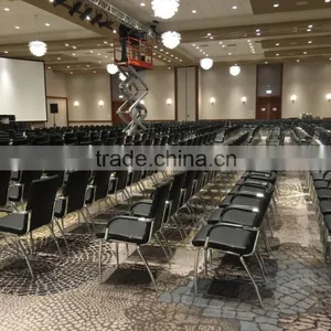 Hot Sale Stackable Leather Hotel Coffee Chair AH-40A-1 thumbnail-5