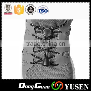 Fashionable Sports Safety Coloured 3mm Elastic Shoelace With Stopper no Tie Shoe Laces thumbnail-1
