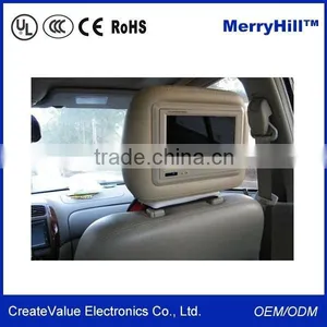 Wholesale New Technology 7 " 10 Inch LCD Taxi Headrest Video Advertising Screen thumbnail-1