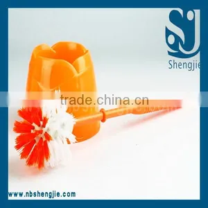 Trade Assurance Hot Selling Cheap Cleaning Clear Plastic Toilet Brush With Holder thumbnail-1