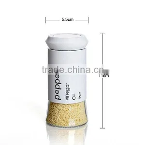 Glass Condiment Bottle With Stainless Steel Skin thumbnail-3