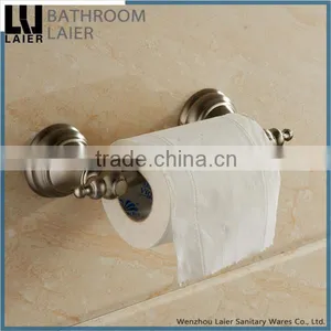American Style Zinc Alloy Brush Nicked Bathroom Accessories Wall Mounted Toilet Paper Holder thumbnail-2