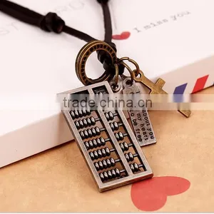 Hot Sale Simple Design Leather Necklace thumbnail-5