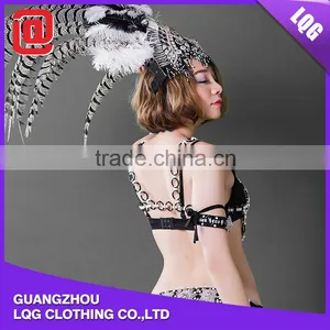 Hot Sale Unique Feather Beaded Tassel Decorated Fantasy Costumes for Carnival thumbnail-3