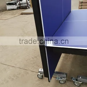 Outdoor Used 15 mm Foldable Aluminium Tennis Table With Wheel thumbnail-3