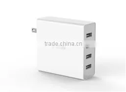 ORICO DCW-4U 4 Port Smart Usb Wall Charger for Table Phone With Rechangeble AC Plug thumbnail-1