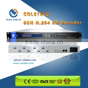 The Highest Cost-effective hd H.264 Encoder 8ch for Dtv and Dvb Headend Application System COL5181D thumbnail-1