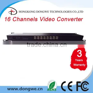 New Arrival 16 Channels Video Converter, RJ45 Video Converter, Video to Fiber Converter thumbnail-1