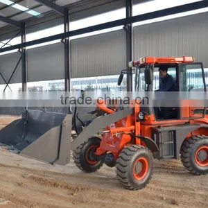 Chinese Wheelloader Compact Hydrostatic Wheel Loader,mini Dumper 1ton thumbnail-5