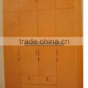 MDF Wardrobe Furniture Without Mirror In 4 Doors Closet, Big Wardrobe Furniture, Cheap Wardrobe Closet, Bedroom Cupboard Style thumbnail-1