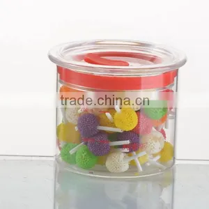 2016 Hot Sale High Quality Glass Airless Food Candy Jar With Sealing Lid thumbnail-1