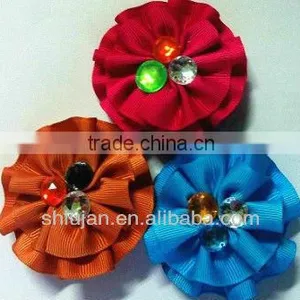 Satin Ribbon Artificial Flower for Dress thumbnail-1