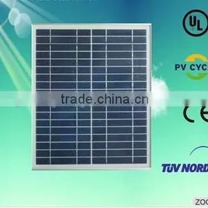 Top Quality and High Conversion Rate Cells 30W Polycrystalline PV Solar Panel thumbnail-2