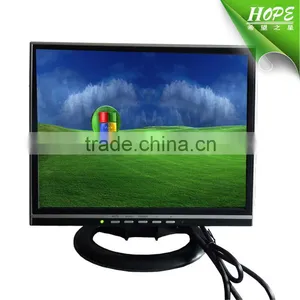 Square Size Vesa Desktop 14inch Cheap Lcd tv With Vga Hdmi Usb av tv thumbnail-6