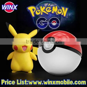 Pokemon Go Pokeball Power Bank 12000 MAh Dual USB LED Quick Phone Charge Powerbank for Mobile Phones AR Game thumbnail-1
