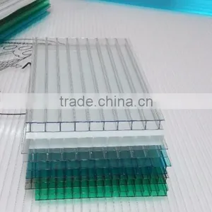 Regular pc Hollow Sheet With Double UV Coating Polycarbonate Patio Panels thumbnail-6