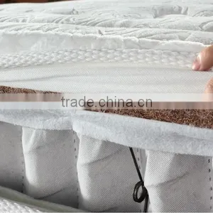 2014 Pillow Top Natural Palm Fibre Fabric Bed Mattress DS-819# thumbnail-2