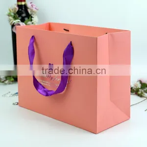 Paper Shopping Bags With Handles Wholesale Bag With Logo Print Factory Directly Sale thumbnail-1
