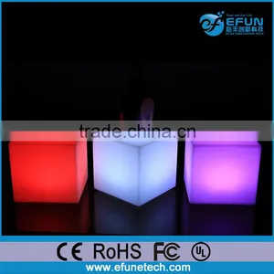 Outdoor/indoor Decorative Rgb Led Cube Seat,led Cube Rgb 10x10x10 thumbnail-1