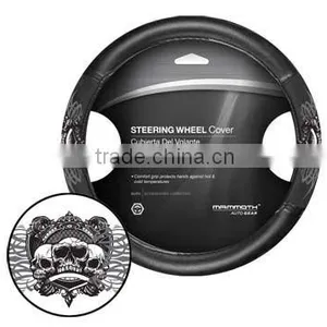Steering Wheel Cover, Car Steering Wheel Cover, Skull Steering Wheel Cover thumbnail-1
