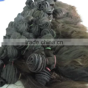 Unprocessed 7A Grade Human Hair 12" Inch Peruvian Straight Hair Extensions Factory Price thumbnail-1