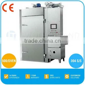 Smoker Oven for Sausage - Digital Control Panel - 500 KG per Oven, 10.12 KW, 304 S/S, CE Approved, TT-S202B thumbnail-1
