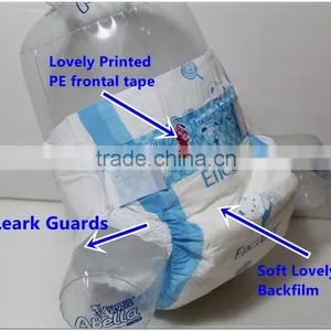 China Fujian Quanzhou Diaper Factory Best Seller Soft Breathable Encaier Baby Diaper thumbnail-2