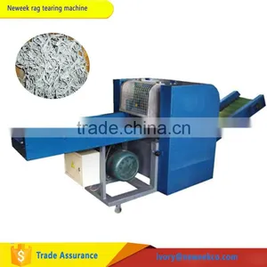 Neweek Industrial Waste Cloth Textile Fiber Rubber Tearing Rag Cutting Machine thumbnail-1