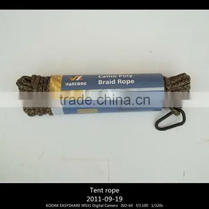 9mm PP Multifilament Diamond Braided Camouflage Rope thumbnail-1