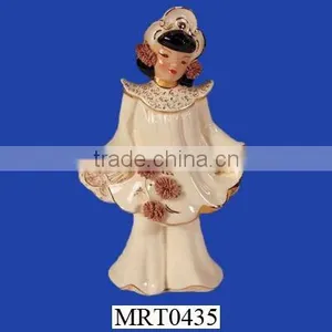 Custom Home Decor Geisha Ceramic Figurine thumbnail-1