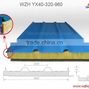 (WZH High Quality )Glass Fiber Sandwich Roof Panels/glass Fiber Sandwich Panel/galvanized Roof Panels thumbnail-4
