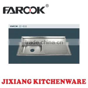 Factory Supply 100*50CM Stainless Steel Kitchen Sink thumbnail-1