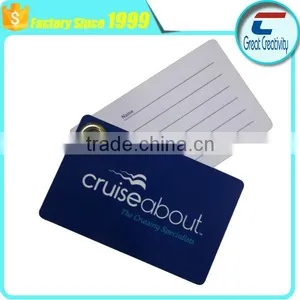 Professional PVC Card Hole Punch Business Cards With Writable Signature Panel Strip thumbnail-1
