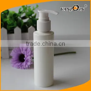 120ML White PET Pressure Pump Plastic Bottle for Cosmetic Toiletries Liquid Container thumbnail-1