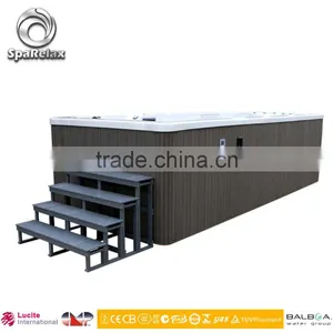 High Quality 8 Person Outdoor Pool and Spa With USA Acrylic (SRP-660) thumbnail-3