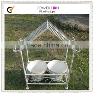 Antique New Item Wrought Iron Outdoor Metal Flower Pot thumbnail-3