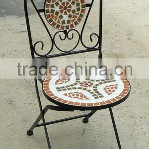 Best Seller Outdoor Mosaic Bistro Set Table thumbnail-2