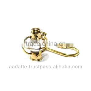 Brass Nautical Oil Lamp Key Chain Nautical Lamp Keychain thumbnail-1