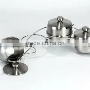 Jiangmen Manufacture Stainless Steel Kitchen Accessory Spice Jar Set thumbnail-5
