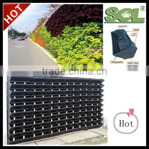 Wall Garden Plastic Pot Planter Angled Wall Flower Pots thumbnail-1
