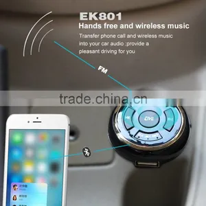 2017 Hot Sale Bluetooth Hands-free 3.5mm Car Receiver Stereo Bluetooth With FM Transmitter thumbnail-1
