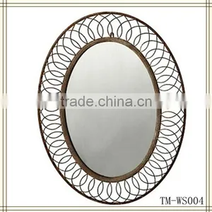 Hot Sale New Design Metal Wall Art Mirror thumbnail-1