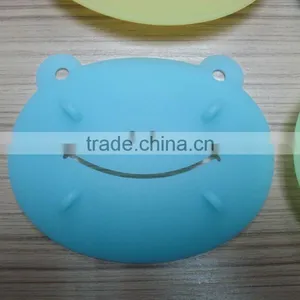 Cute Fashion Silicone Flexible Soap Dish Plate Bathroom Soap Holder thumbnail-3