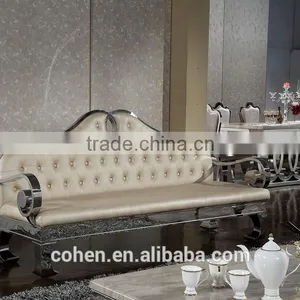 Audi Symbol Base Marble Top Dining Table Set/dining Table and Chairs With Stainless Steel Furniture and Restaurant Furniture thumbnail-4
