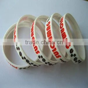 2C Refilled Logo in Whole Silicone Wristband thumbnail-1
