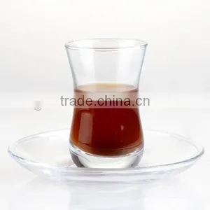 2016 New Promotion Reusable Glass Coffee Cup and Saucer thumbnail-2