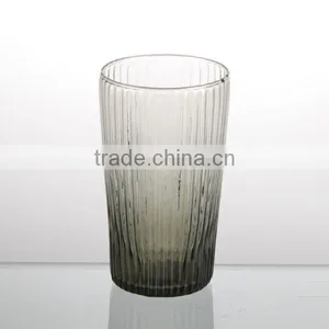 Hand Made Gray Color Textured Tumbler, Highball thumbnail-1